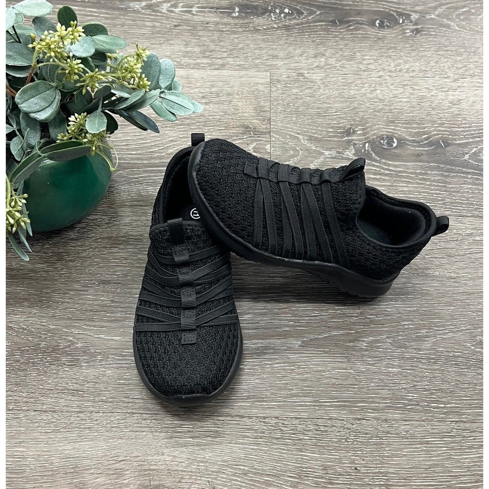 Solid Black Boutique Gender Neutral Sneakers Youth Size 13